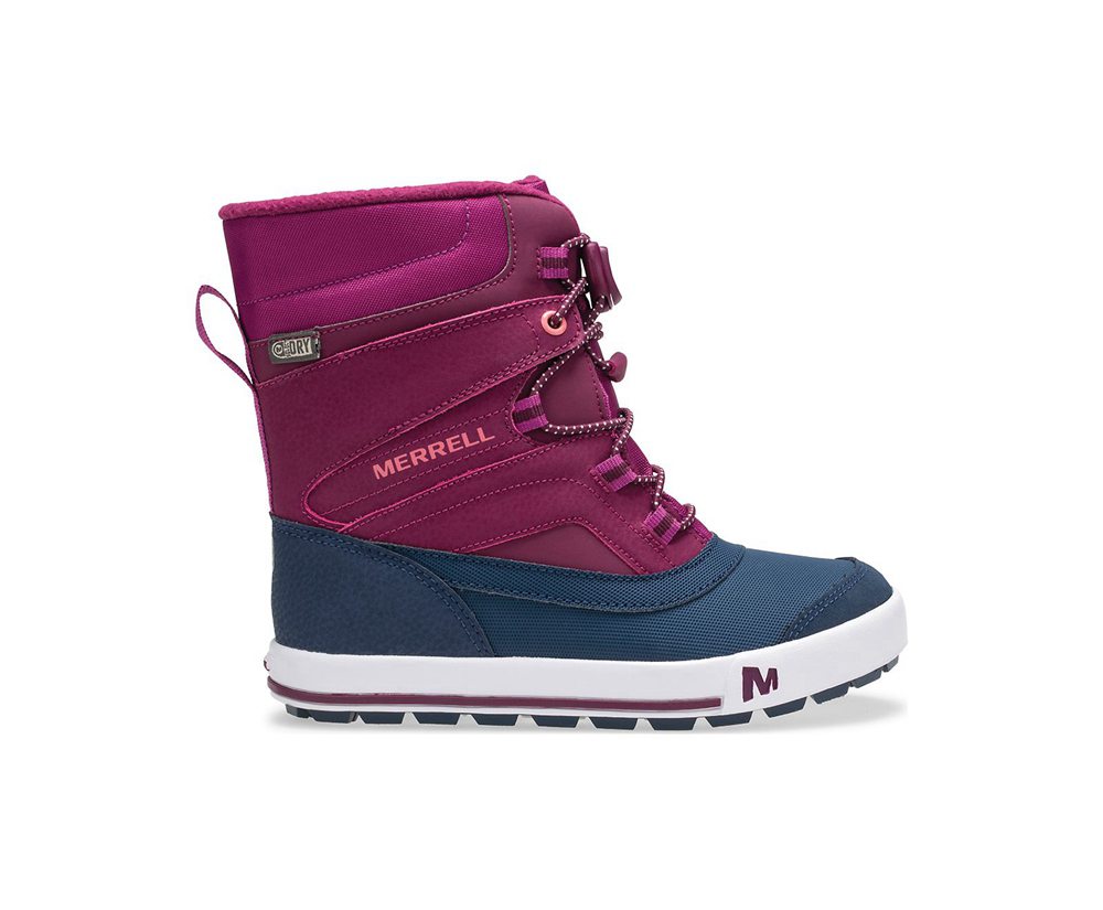 Merrell Støvler Børn - Snow Bank 2.0 - Pink/Blå - FRB169803
